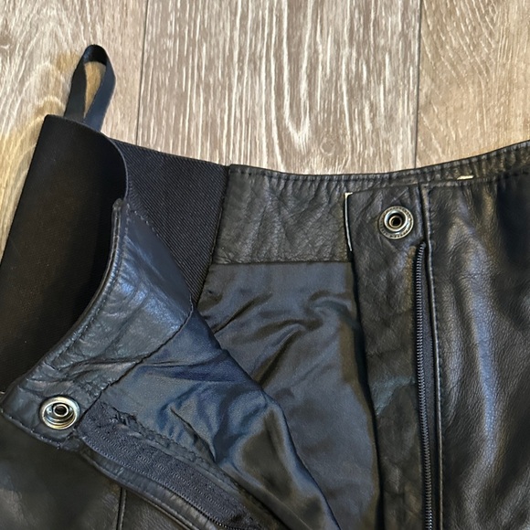BAGATELLE | Vintage Black Authentic Leather Pants - Picture 10 of 16